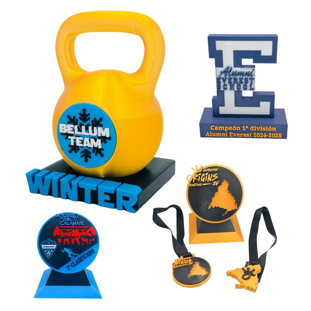 Medallas y Trofeos 3D