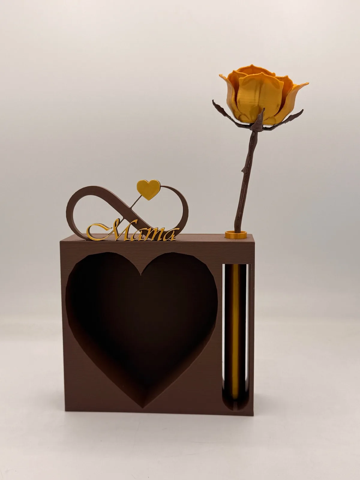 Portafotos Día de la Madre con rosa