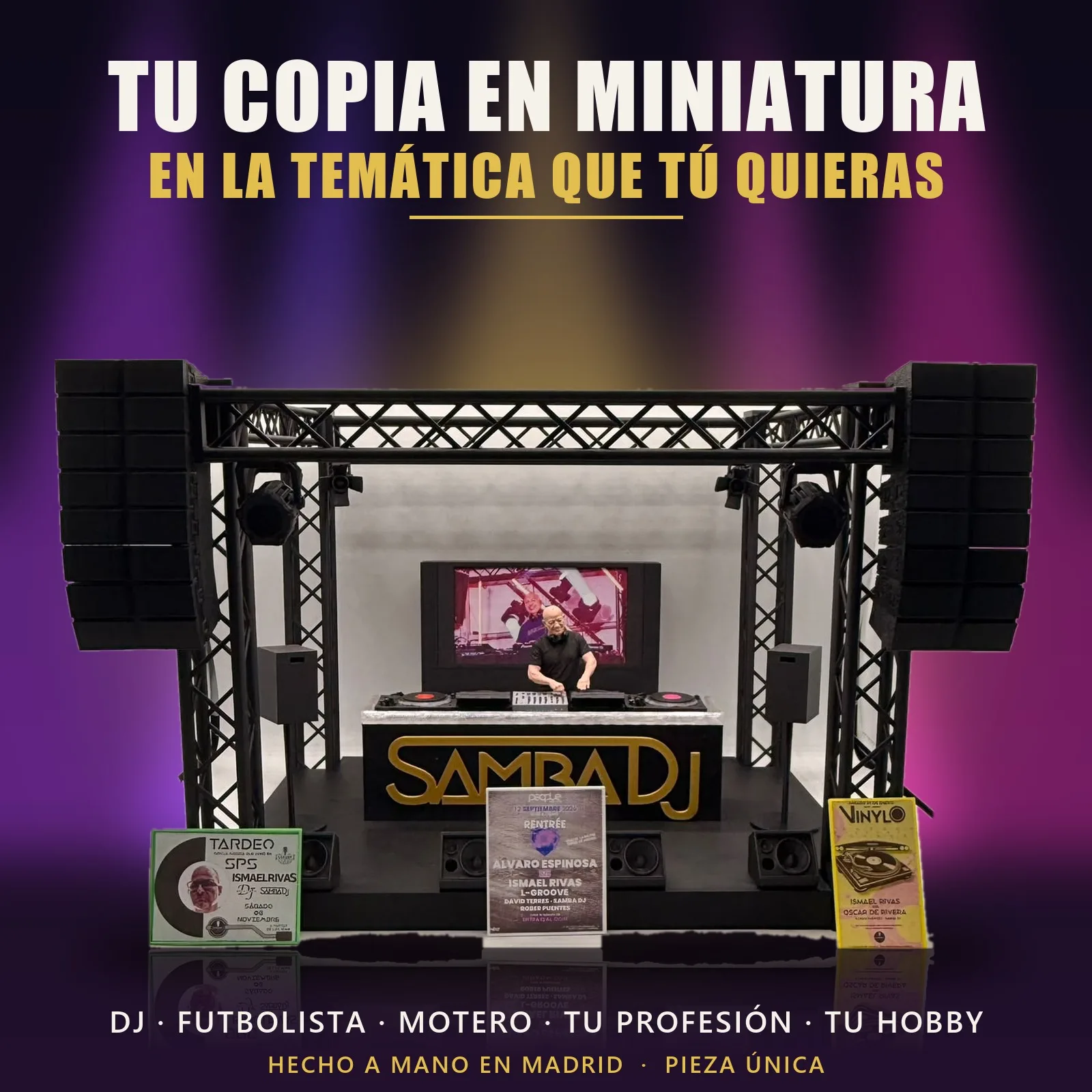 Tu copia en miniatura en la temática que tú quieras